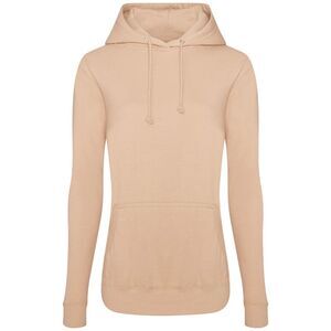AWDis Womens/Ladies Girlie College Hoodie / Cream